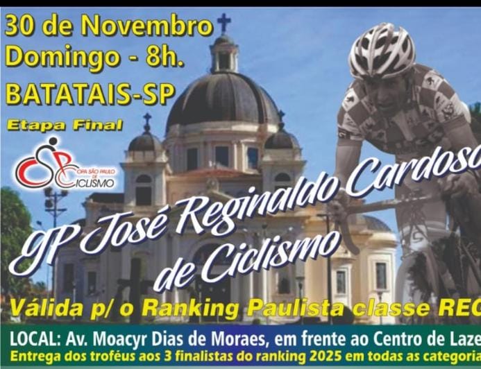  Batatais recebe Etapa Final da Copa São Paulo de Ciclismo ‘GP José Reginaldo Cardoso’