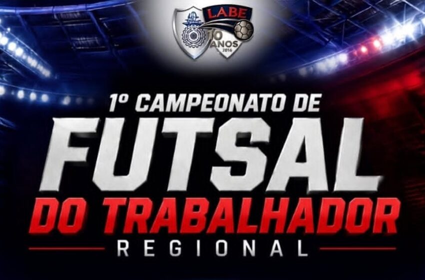  Começou o 1° Campeonato de Futsal do Trabalhador