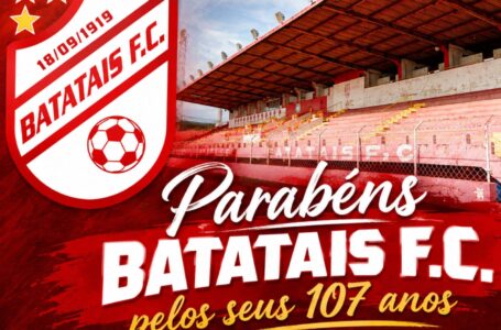 Batatais completa 107 anos neste dia 18 e Sub-11 pode conquistar classificação no Paulista como presente
