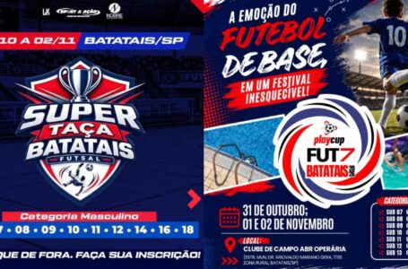Batatais recebe duas grandes competições neste fim de semana: ‘Taça Batatais de Futsal’ e ‘Play Cup Kids’